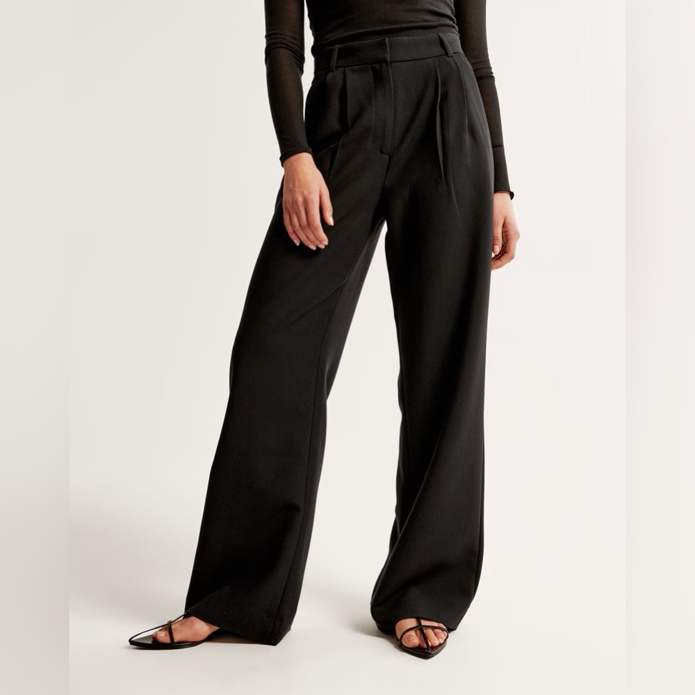 Abercrombie Sloane Tailored Pants size 26 R black